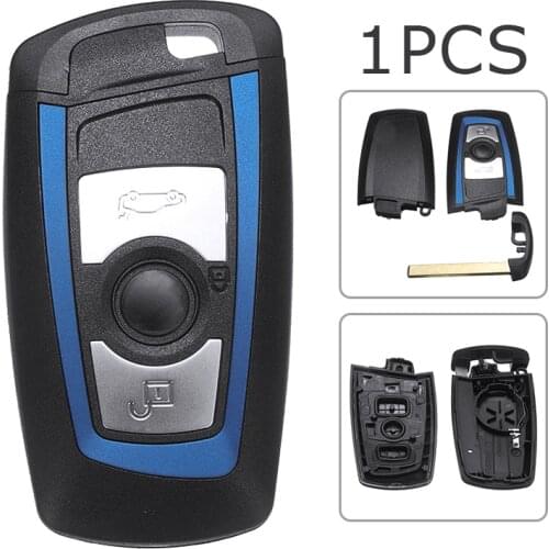 For BMW 1 2 3 4 SERIES F20 F22 F30 F31 F32 1pc Car Auto 3 Button Remote Key Fob Case Accessories Parts