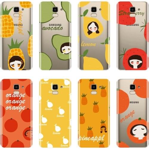 Phone Case For Samsung Galaxy J2 J5 J7 Prime J4 J6 J8 Plus 2018 J3 J5 J7 2015 2016 2017 Silicone Soft Pineapple Girl Back Cover