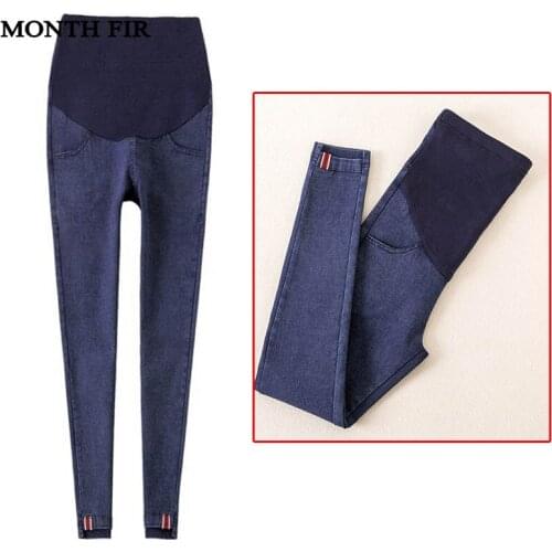 Pregnant Black Pants Slim fit Maternity jeans Pregnancy Women Wear Leggings Maternity Clothing pantalones premama NEW