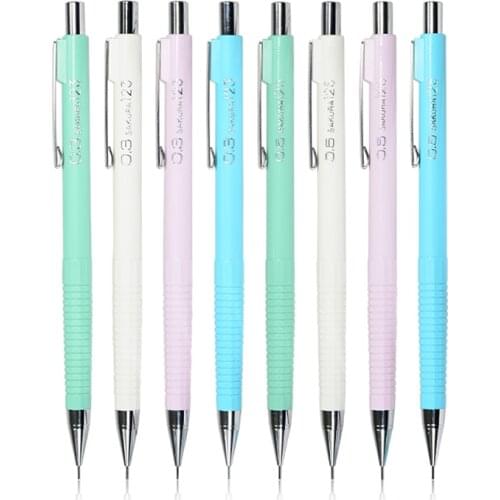SAKURA XS-123/125/127/129 Macaron Color Mechanical Pencil Sketch Painting Anti-breaking Lead Mechanical Pencil 0.3/0.5/0.7/0.9mm