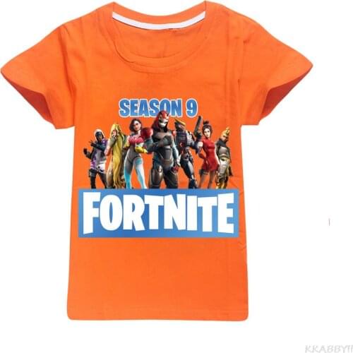 Fortnites Children T shirt O-Neck Short-Sleeve T Shirt Cotton Clothing Casual Cool T-shirt