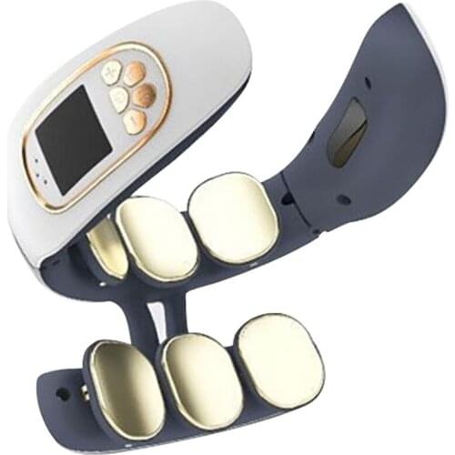 6 Heads Electric Neck Massager Neck Pulse Back Power Neck Relaxation Massage Control Far Infrared Pain Relief Health Care Tools