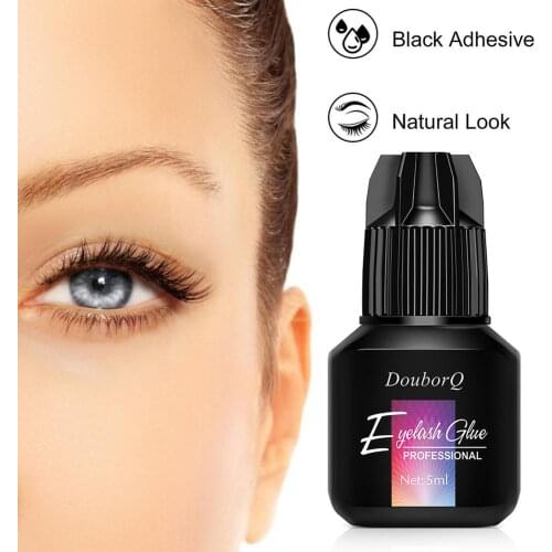 5ml Lashes Glue No Smell No Irritant 1-2 Seconds Fast Drying Connecting Fake Eyelash Extensions Glue False Eyelashes Adhesive