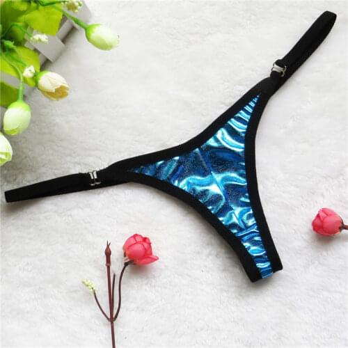 Micro bikini tanga mujer swimwear bikinis biquini tankini sexy lingerie thong Patent leather color Edging Splicing String simple