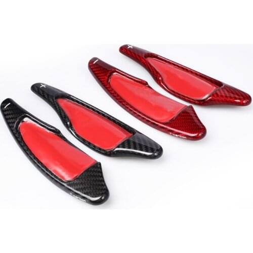 Fashion Dedicated Carbon Fiber Glass Fiber Steering Wheel Shifter Paddle Paddles Shift For Chevrolet Corvette C7 Car Covers