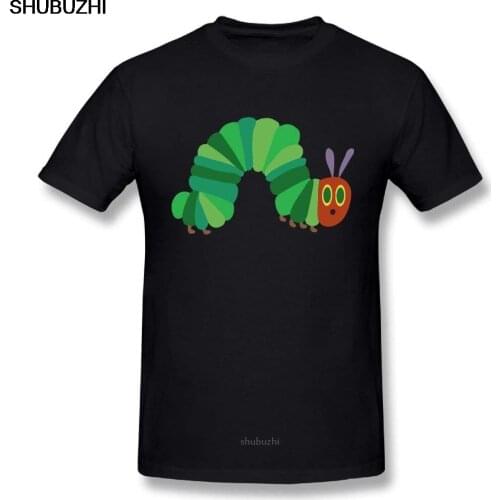 Mens Hungry Kittenerpillar 100% Cotton Prints Casual Short Sleeve Tee Printed Men T-Shirt Funny T Shirt Punk Tops sbz8240