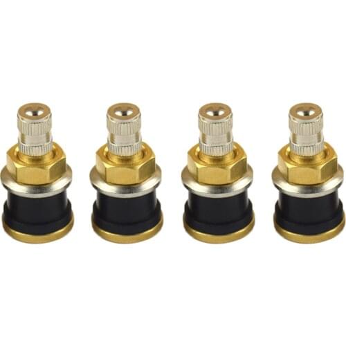 4pcs TR575 Truck Clamp-In Valve Stem Set Replacement Parts Accessories