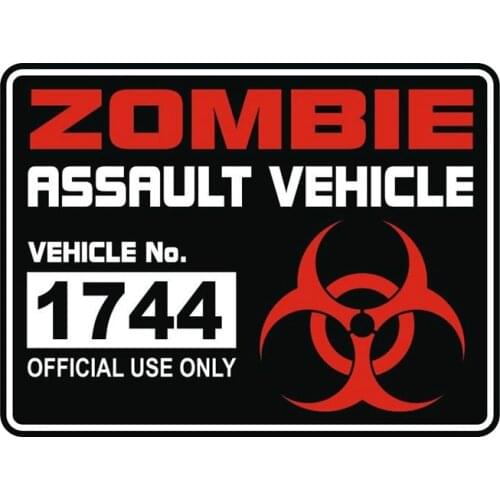 Zombie car stickers. Off road. Diesel. Motorcycle auto parts. Personality decoration. Refrigerator. Interesting PVC