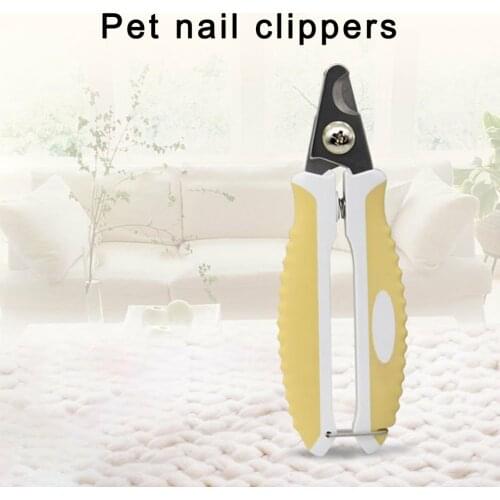 Newest Pet Nail Clippers Dog Nail Clippers With Safety Guard Protective Nail Cutter Safe Claw Trimmer Ergonomic Toenail Scissors