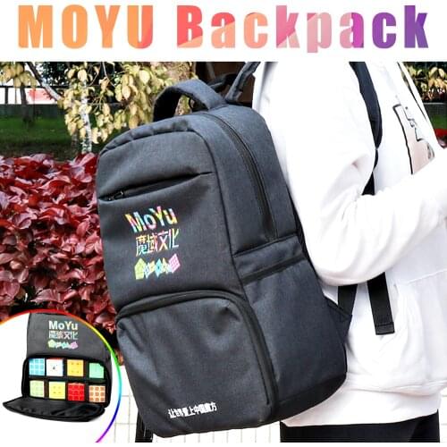 Moyu Backpack Bag Professional bag For 2x2 3x3x3 4x4 5x5 6x6 7x7 8x8 9x9 10x10 Magic Puzzle Speed Cube ALL Layer Toys Gift