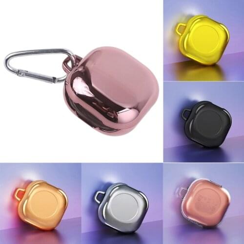 Shockproof Dust-proof Full Protective Cover with Carabiner PC Hard Case for -SAMSUNG -Galaxy Buds Pro/Live Earphone 24BB