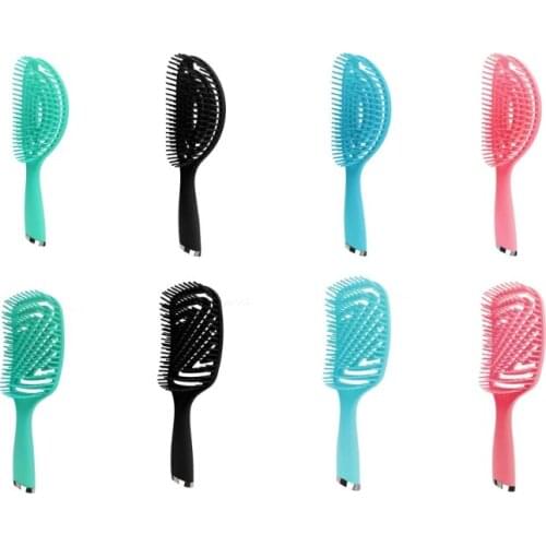 Paddle Hair Brushes Hollow Out Wet Dry Detangling Scalp Massage Comb for Long Short Thick Thin Curly Straight Wavy Hairs 19QE