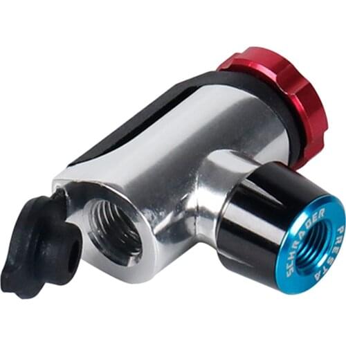 Bicycle CO2 Pump Head Cycling Bike Mini Portable Aluminum Alloy Inflator Head Repair Cycling Accessories