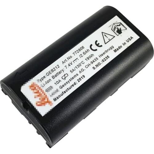 High Quality GEB212 Replacement Battery For Leica ATX1200 ATX1230 GPS1200 GPS900 GRX1200 7.4V 2600mAh