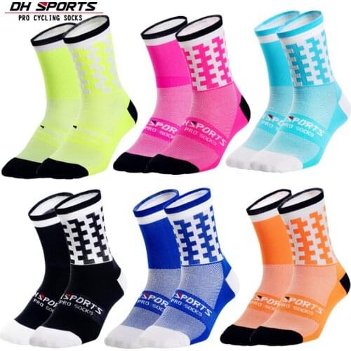 DH SPORTS Funny Running Socks Professional Sports Socks Women Men Stylish Cycling Compression Camping Climbing Sock 38-45