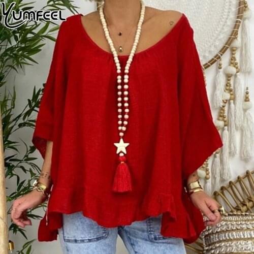 Yumfeel New Bohemian Star Necklace Jewelry Handmade Crystal Beads Tassel Wood Necklace Women Red Black White Colors