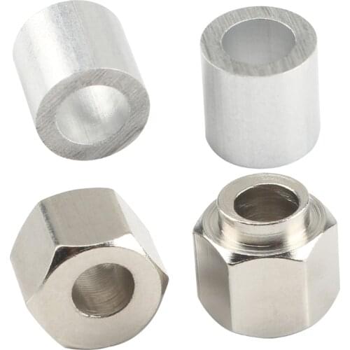 10PCS Hexagonal Eccentric Column 20PCS Round Column Height 8mm Inner Hole 5mm for V Wheel 3D Printer Parts