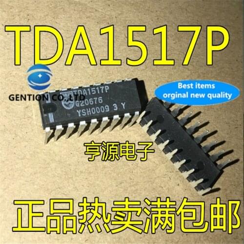 10Pcs TDA1517 TDA1517P Audio amplifier IC DIP18 in stock 100% new and original