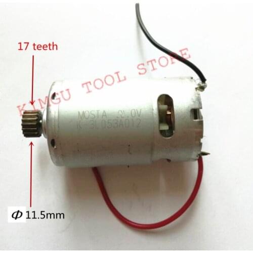 17 Teeth Motor DC 12V 10.8V Replacement For MOSTA J1S-D12-10 J1S-M12-10 BOSCH HITACHI MAKITA Cordless Drill Driver Screwdrive