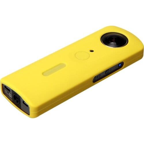 Andoer Protective Silicone Rubber Cover Soft Case Protector Skin Cover for Ricoh Theta S 360 Degree Panoramic Panorama Camera