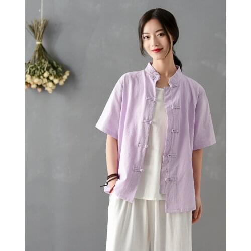 BABAKUD Stand-up Collar Blouses