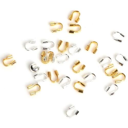 Free Shipping 100pcs/lot U Shape Wire Protectors Wire Guard Guardian Protectors loops Jewelry Findings , for Jewelry Making