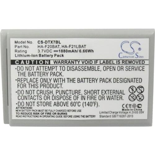 Cameron Sino 1880mAh Battery For Casio DT-X7 DT-X7M10E DT-X7M10R,HA-F21LBAT