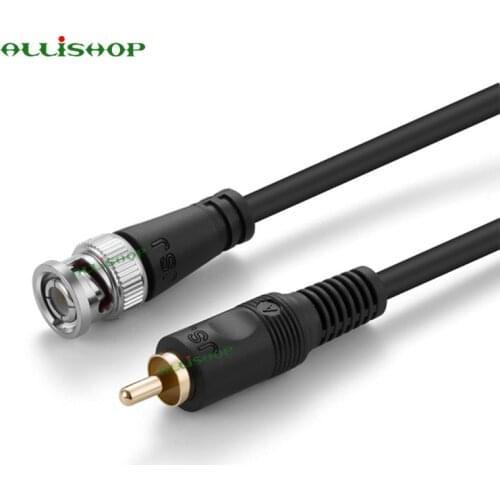 HD SDI RG59 BNC Male to RCA Male, 75 Ohm, Coaxial BNC to RCA Video Cable 1/3/5/10/15/20/30M