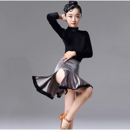 Girls Carnival Jazz dancewear costume Kids Modern Latin Ballroom Party Dancing Dress Child Dancing dress wear clothes For Girls