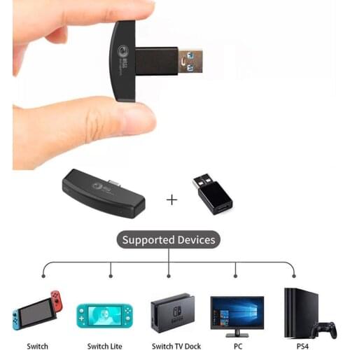 Bluetooth Headset Converter With Microphone For PS4/PS3/PC USB Receiver Headphone Audio Wireless Adapter H1N2