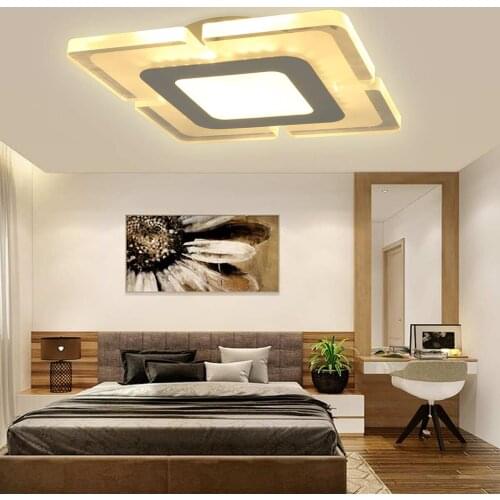 15W Modern Surface Mounting LED Ceiling Light Square for Kitchen Bedroom Bathroom Ultrathin Lamps Home Decoration