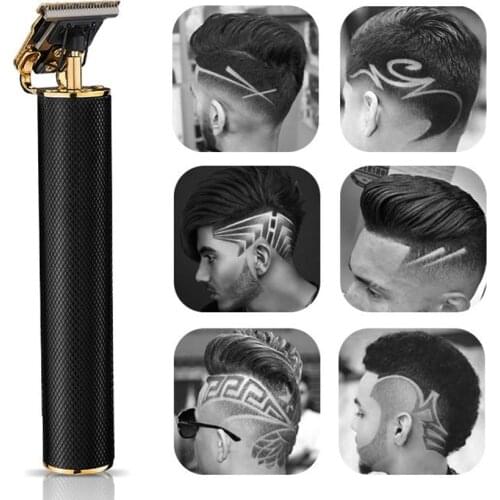 Professional USB Rechargeable Hair Clippers Cordless Hair Trimmer Hair Beard Trimmer Men Haircut Kit with 4 Combs