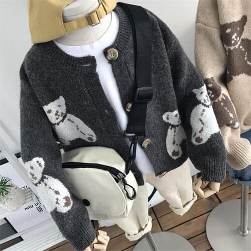 Lovely Spring Autumn Tops Boys Sweater Jacket Coat Kids Overcoat Outwear Teenager Children Clothes School Gift High Quality