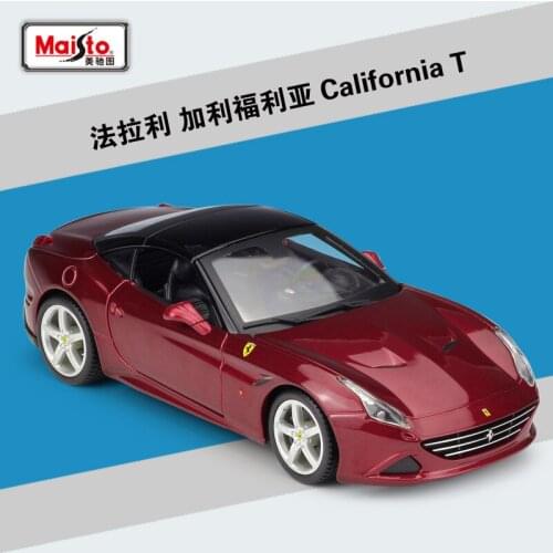 Bburago 1:24 FERRARIT California T Alloy Model Car Static Metal Model Vehicles For Collectibles Gift