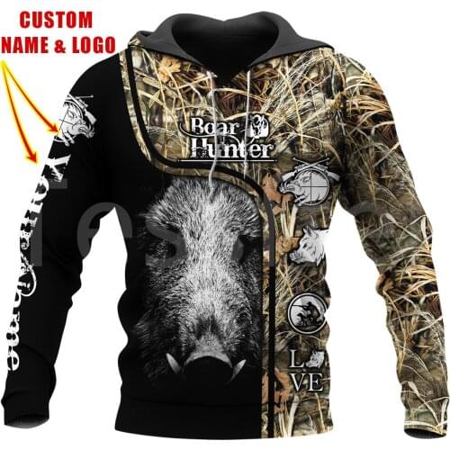 Tessffel Hog Hunting Boar Hunter Animal Camo Tattoo Harajuku Pullover 3DPrint Men/Women Tracksuit Unisex Casual Funny Hoodies 19