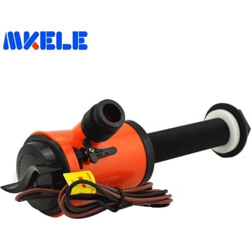 MKBP1-G350-04 3/4" hose Universal Car RV Water Pumps 12V 350GPH Submersible Boat Marine Bilge Equipment for RV Boat Caravan