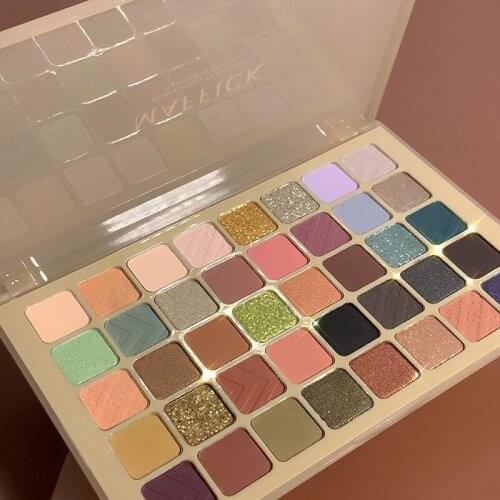 Dream Utopia 40 Colors Eyeshadow Palette High-gloss Glitter Pearlescent Matte Eye Shadow Pigment Makeup Maquiagem