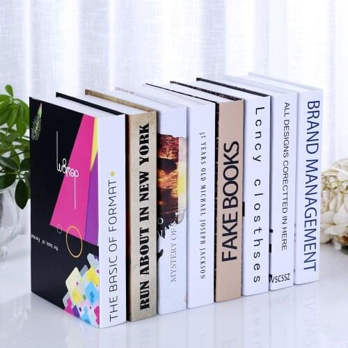 Manufacturers selling fake bookcase Decor living room coffee bar simulation box props Book shell ornaments