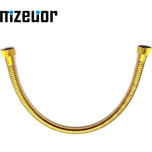 Cold Steel Ducha Higienico Vaknz Golden Plumbing Hose 1/2 Angle Valve Connector Stainless Gold Toilet For Bathroom Length