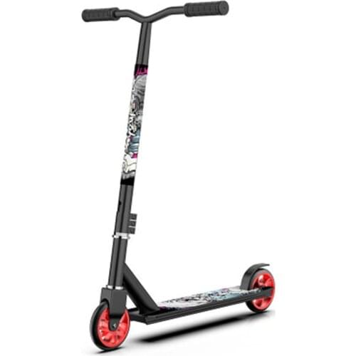 Extreme sports scooter two-wheeled aluminum alloy pedal skateboard stunt car