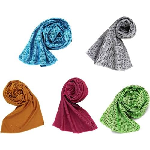 Sports Ice Towel Reusable Enduring Cooling Towel Quick Dry Instant Ice Cold Pad Rapid Cooling Sweat Tool Running Fitness Yoga