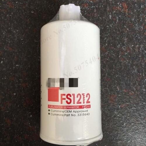 FUEL FILTER 3315843 FS1212 3800394 Fuel/Water Separator For Fleetguard Cummins 04A045C2508 Diesel Engine