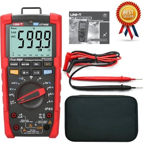UNI-T UT195E Multimeter Use For Find Issues Related to Motor Drive, Factory Equipment Maintenance, Electrical Distribution