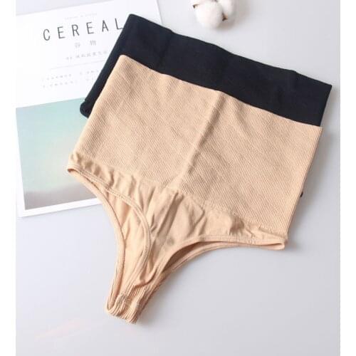 High Waist Butt Lifter Women Sexy Thong Shaper Tummy Control Panties Shaping Underwear Waist Trainer Pulling Briefs Shapewear