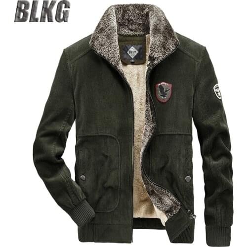 Winter Jacket Men Parkas Overcoat Male Thick Warm Fleece Jackets Coats Hombre Corduroy Windbreaker Men Snow Coat Plus Size S-5XL