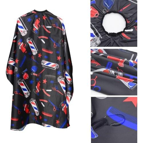 1pc Waterproof Hair Cutting Cloth Salon Barber Cape Hairdressing Hairdresser Apron Haircut Cape Hair Styling Design Supplies