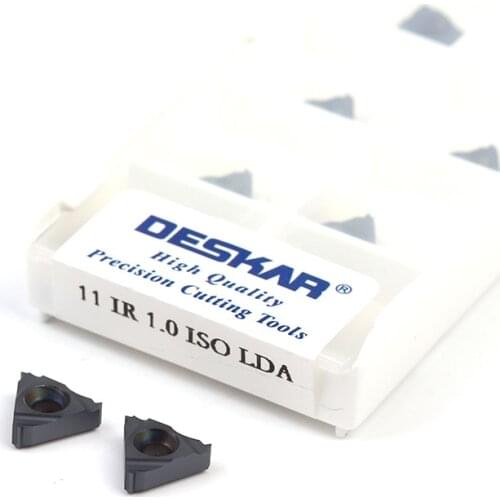 11ER/11IR ISO LDA 0.75/1.25/1.75/2.5/3.0 ISO CNC Lathe Machining Thread Turning Tools Carbide inserts Cutting Stainless Steel