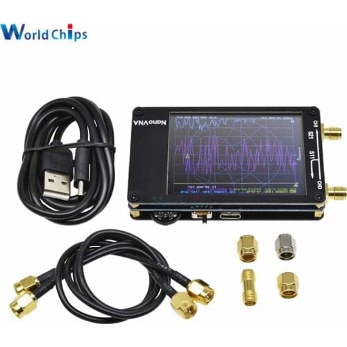 2.8" inch Touchscreen 50KHz-900MHz NanoVNA Vector Network Analyser Antenna Analyser Shortwave MF HF VHF UHF Antenna Analyzer