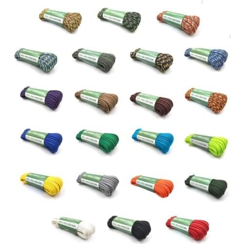 31 Meters Dia.4mm 7 Cores Braided Rope for Woven Bracelet Outdoor Camping Tent Rope Lanyard Clothesline Backpack Decor