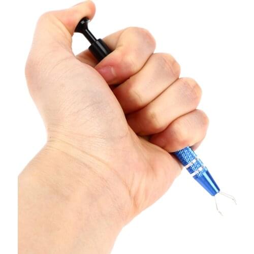 4pcs/set Lube Brush Tweezer Switch Stem Holder Lube Tool Collection For Keyboard